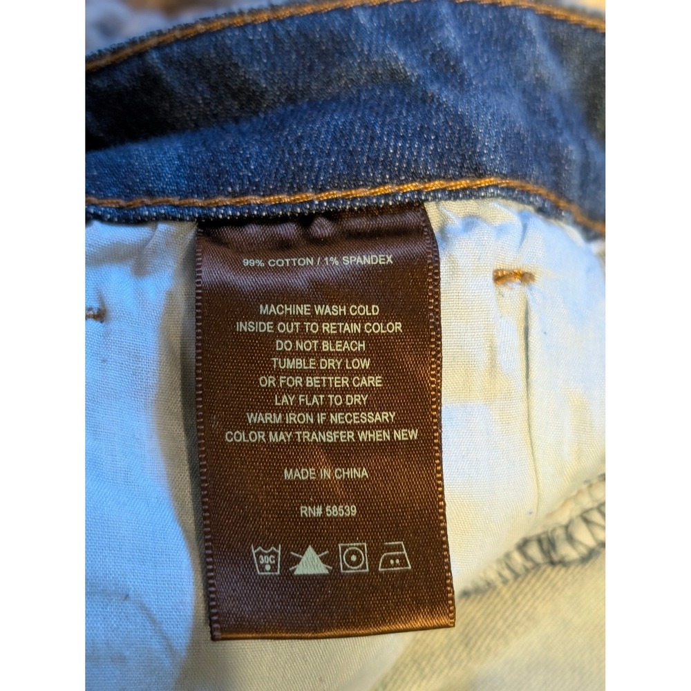 Kut from the Kloth Catherine Boyfriend Jeans Medium Wash Raw Hem Cuff Size 8 - Picture 6 of 12